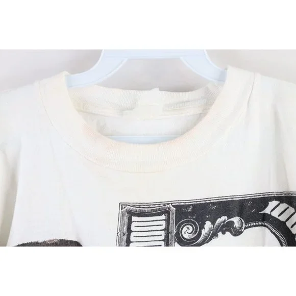 Vintage 90s Mens Small Distressed Damon Wayans Mo Money Movie T-Shirt White USA